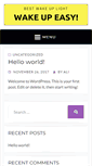 Mobile Screenshot of bestwakeuplight.com